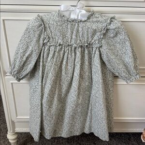 Bonpoint Sage Green Dress 3t